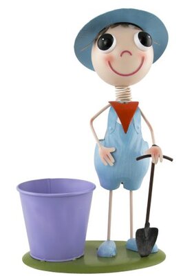 Boy Figurine with Pot 34cm
