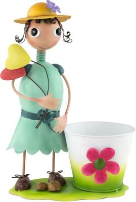 Girl Figurine with Pot 30cm