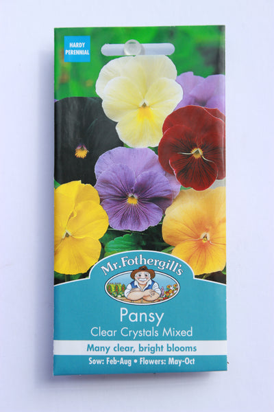 PANSY Clear Crystals Mixed Seed