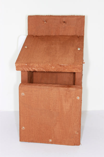 Wooden Bird Nesting Box (Open Fronted)