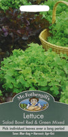 LETTUCE Salad Bowl Red & Green Mixed