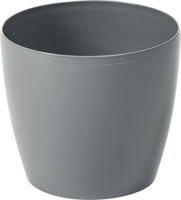 Indoor Houseplant Pot - "Magnolia Range" - Glossy White / Grey